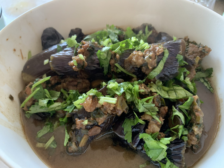家常茄子夹肉沫（超下饭）的做法