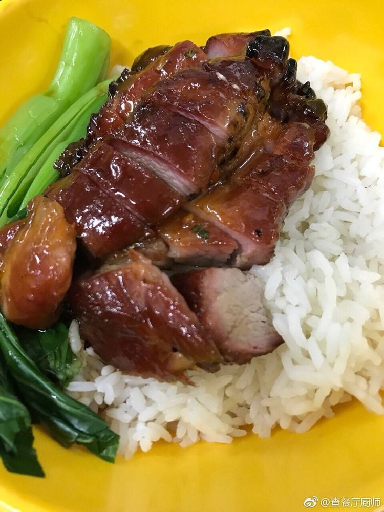 查餐厅 香港蜜汁叉烧饭的做法