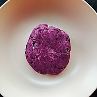 紫薯奶酪球#盛年锦食.忆年味#的做法图解2