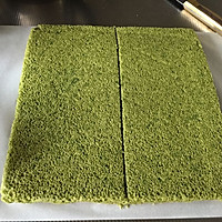 抹茶奶油蛋糕卷 （双拼）---若竹抹茶粉的做法图解4