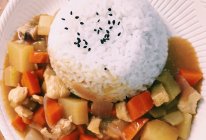 超级简单鸡肉咖喱饭的做法