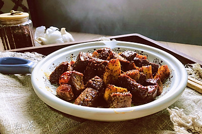 简单美味的杏鲍菇牛肉粒