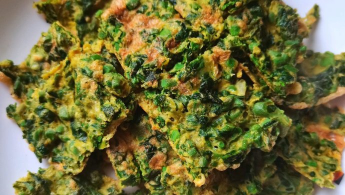 香椿芽鸡蛋饼