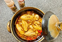 #美食视频挑战赛#小姨妈砂锅鲍鱼鸡翅的做法