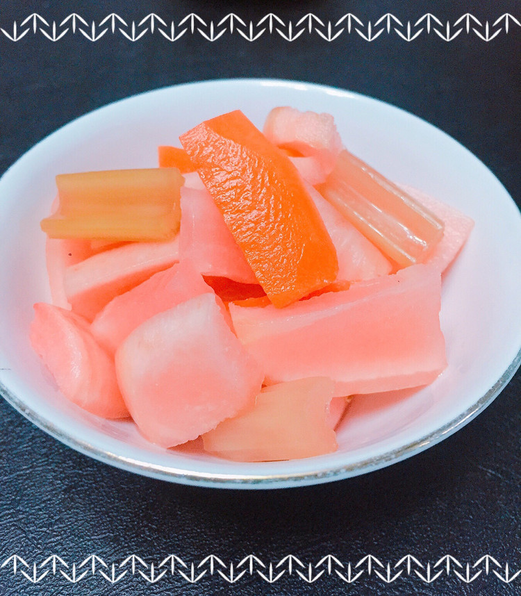 百搭小菜之泡萝卜的做法
