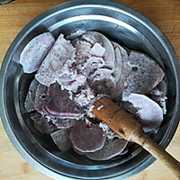 外酥里糯的芋头猪肉丸子（原创）的做法图解4