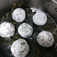 不用和面的小白菜团子的做法图解5