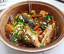 #一周减脂不重样#砂锅炖鱼头的做法