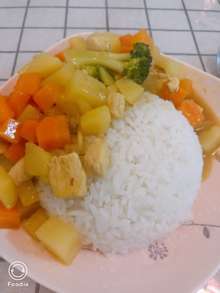 咖喱鸡肉的做法