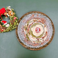 #安佳佳倍容易圣诞季#戴着草莓圣诞帽的抹茶松饼的做法图解19