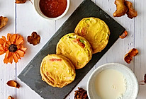 彩椒鸡胸鸡蛋饼--营养又有颜值的早餐的做法