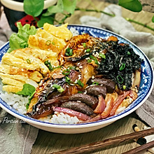 日式定食-照烧青花鱼盖浇饭 #烤究美味 灵魂就酱#