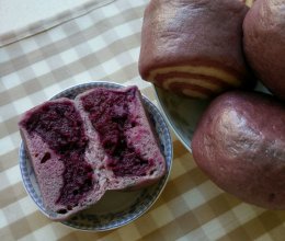 营养紫薯卷的做法