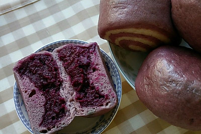 营养紫薯卷