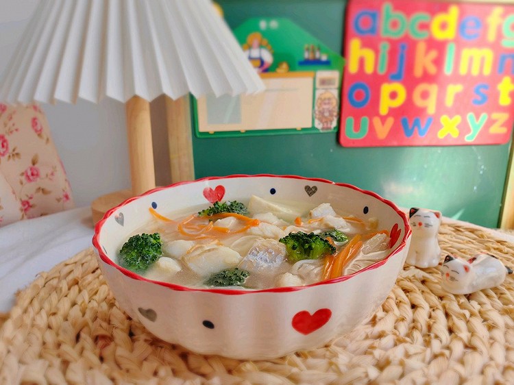 鳕鱼豆腐蔬菜汤的做法