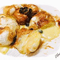 #爱乐甜夏日轻脂甜蜜#红糖珍珠芝士年糕的做法图解3