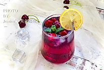 #轻饮蔓生活#夏日神仙水—蔓越莓樱花苏打饮的做法