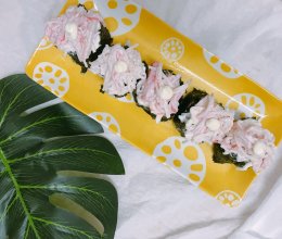 被丘比特射中的蟹柳紫菜包饭的做法