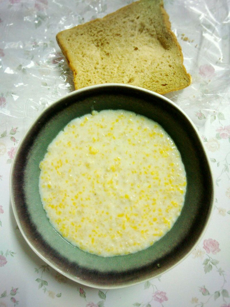 减肥食谱①燕麦牛奶玉米粥的做法