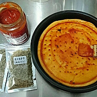 Pizza 匹萨 三层芝士烤肠的做法图解5