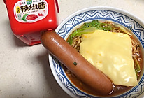 #暖冬酱在手，嗨吃部队锅#韩式辣酱泡面的做法