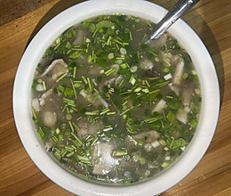 滑嫩灰鹅膏菌瘦肉汤的做法