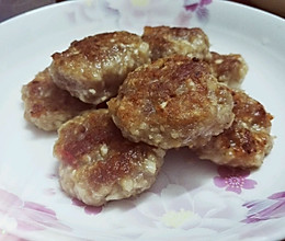 香煎马蹄肉饼的做法