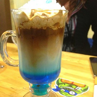 蓝色情缘冰咖啡