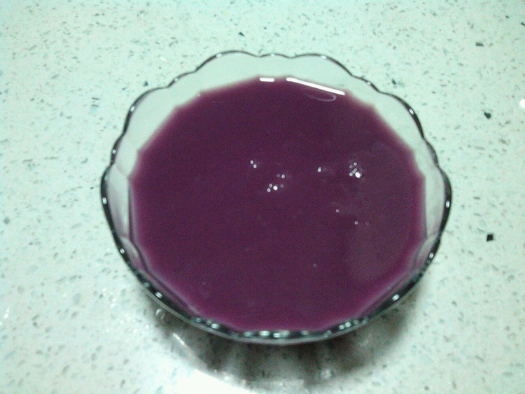 紫薯米糊的做法