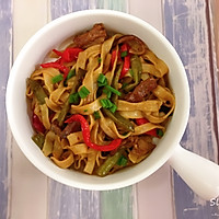 豆角焖面的做法图解5