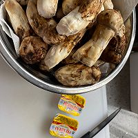 黄油煎松茸的做法图解4