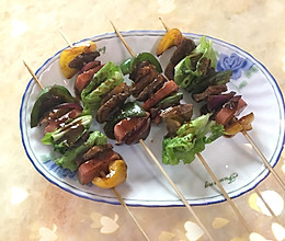 缤纷牛肉串的做法