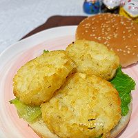 薯饼汉堡包的做法图解6