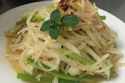 开胃菜～甜酸萝卜丝