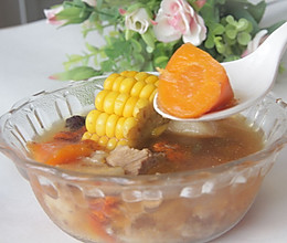 山药玉米瘦肉汤的做法