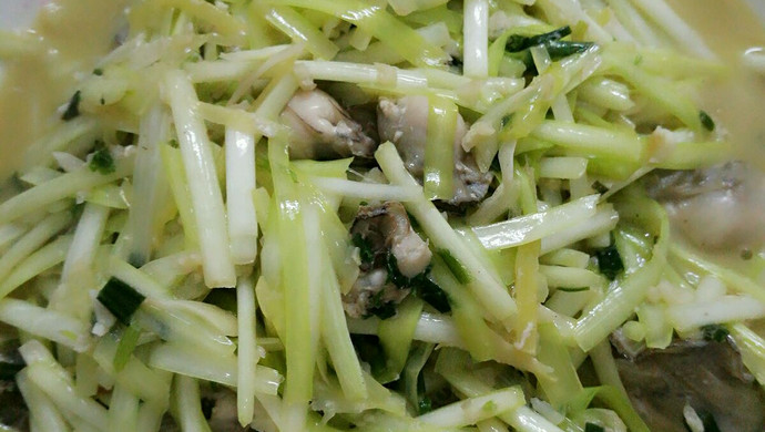 韭黄炒牡蛎