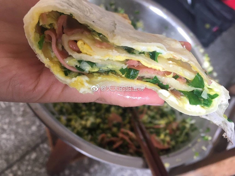 韭菜鸡蛋煎饼的做法