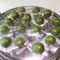 香糯可口的艾草团子的做法图解8