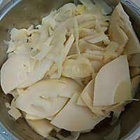 春笋炒腊肉的做法图解3