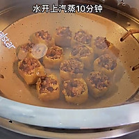 油豆腐酿肉的做法图解5