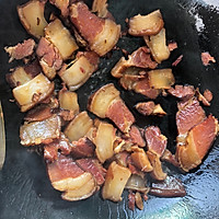 家常自制豆豉炒腊肉的做法图解3