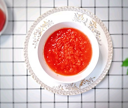 开胃小能手~自制番茄酱：宝宝辅食营养食谱菜谱的做法