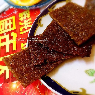 简单零食自己做——烤肉脯（猪肉）