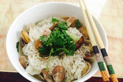 花蛤煮米粉