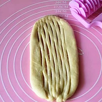 网纹豆沙夹层面包#东菱魔法云面包机#的做法图解11
