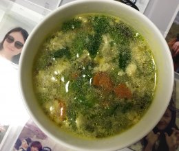 芙蓉蔬菜汤的做法