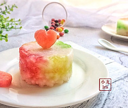 彩虹糖西米糕#初夏搜食#的做法