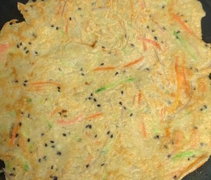 西葫芦鸡蛋荞麦面蔬菜饼的做法