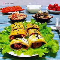 #刘畊宏女孩减脂饮食#烤冷面的做法图解15