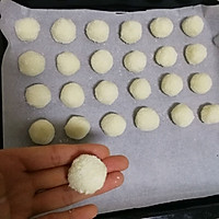 香掉牙的蛋白椰丝球的做法图解4